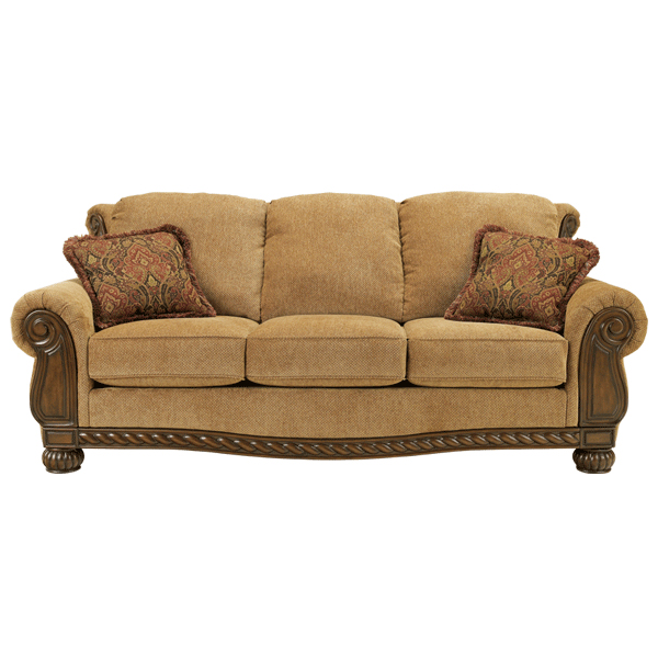 Ashley Burnham Sofa Amber