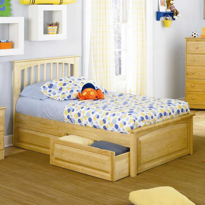 Atlantic Brooklyn Full Platform Bed with Drawers