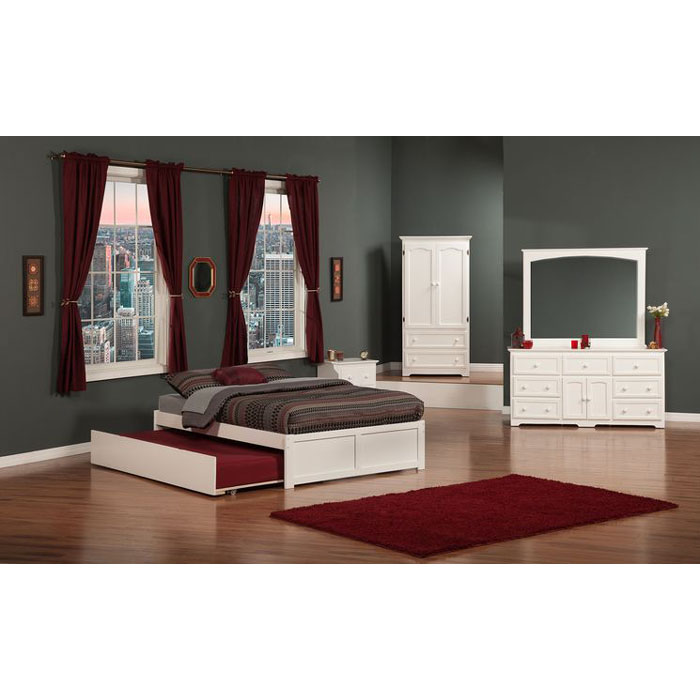 Atlantic Concord Full Bed with Trundle