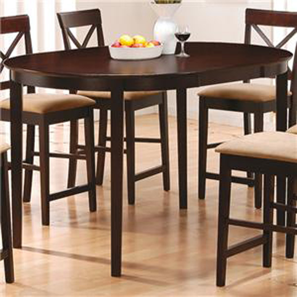 Coaster Mix & Match Oval Counter Height Dining Table