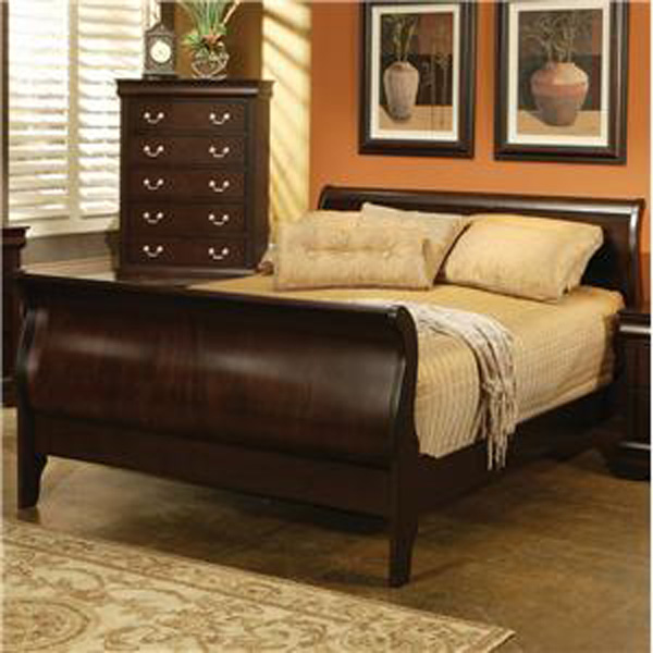 Coaster Louis Philippe Queen Traditional Sleigh Bed