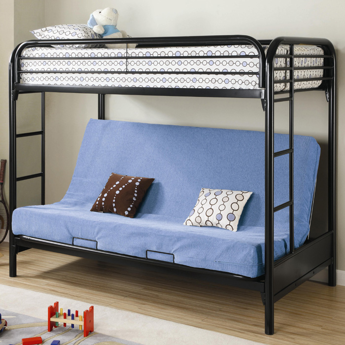 Coaster Fordham Twin Over Full Futon Metal Bunk Bed