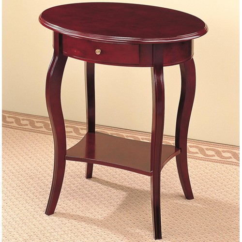 Coaster Traditional Oval End Table