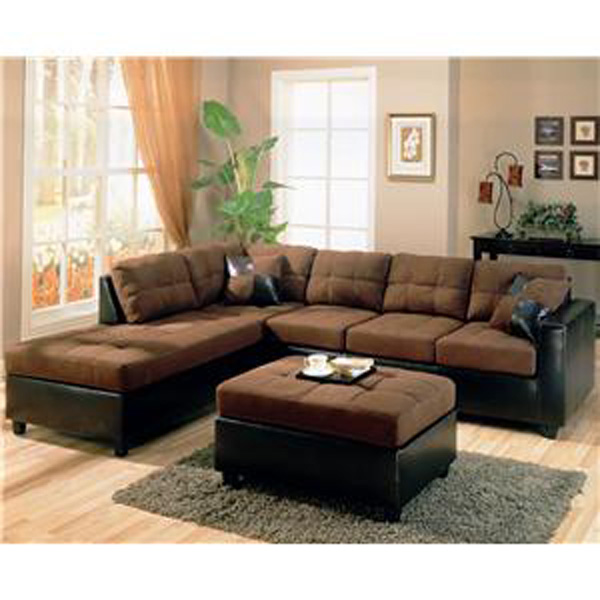 Coaster Harlow Contemporary Two Tone Sectional