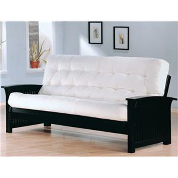 Coaster Casual Futon Frame with Mission Slat Side Detail