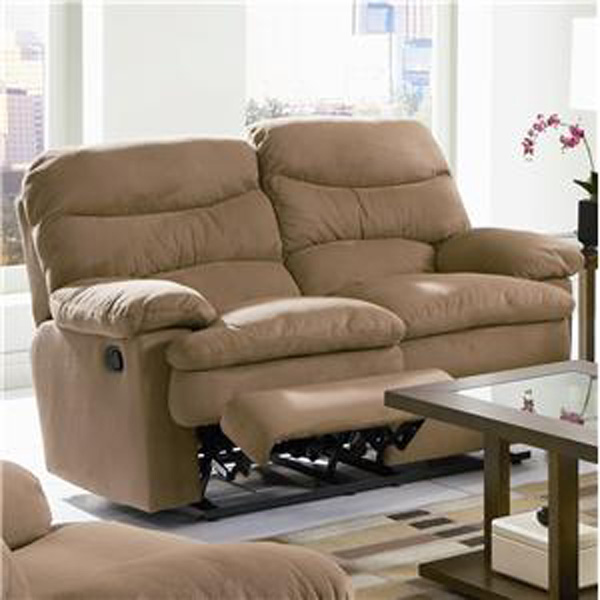 Coaster Harmon Reclining Microfiber Love Seat