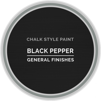 General Finishes Black Pepper Milk Paint