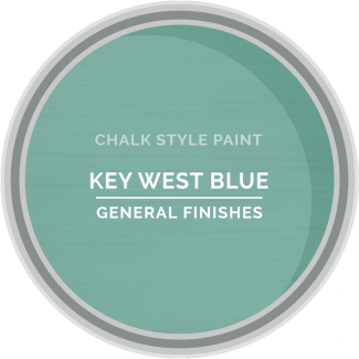 General Finishes Key West Blue Milk Paint