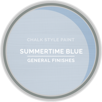 General Finishes Summertime Blue Milk Paint