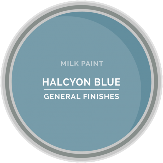 General Finishes Halcyon Blue Milk Paint