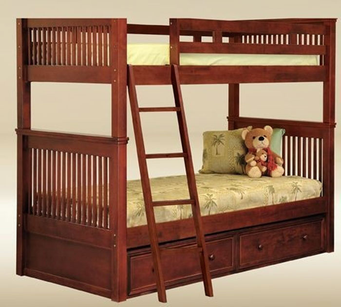 Good Trading Twin Over Twin Mission Bunk Bed