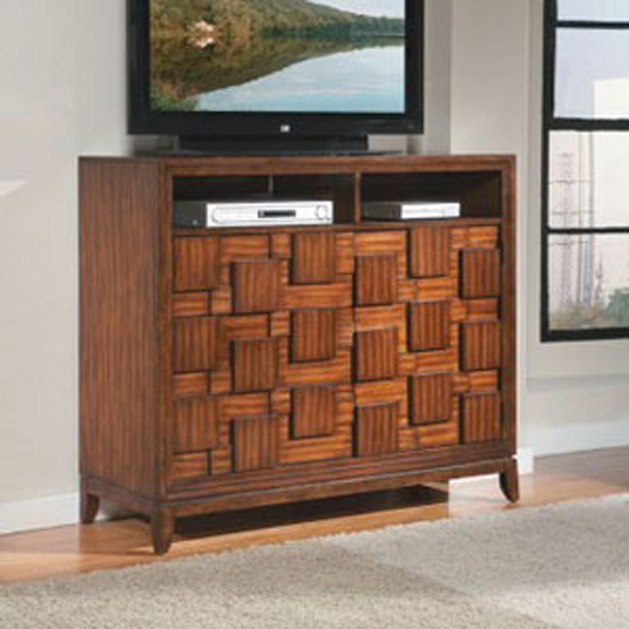 Homelegance Balboa Square TV Chest In Cherry