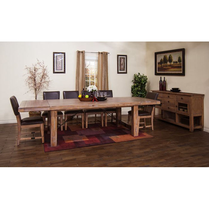 Sunny Designs Sandalwood Extendable Dining Table