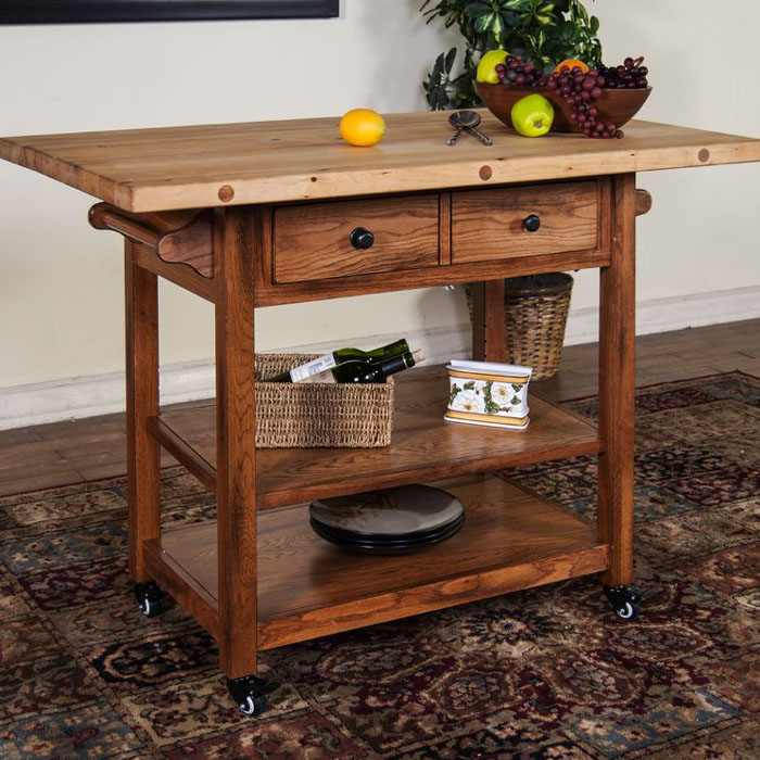 Sunny Designs Sedona Kitchen Cart