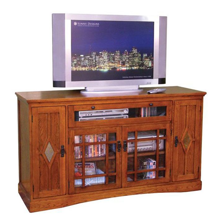Sunny Designs Mission Counter Height 62 TV Stand