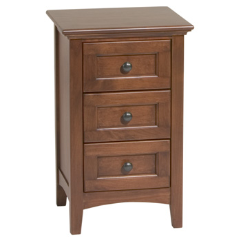 Whittier McKenzie Small 3 Drawer Nightstand
