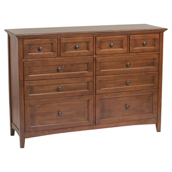 Whittier McKenzie 10 Drawer Dresser