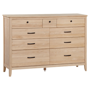 Whittier Pacific Blanket Dresser Unfinished
