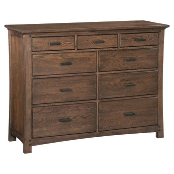 Whittier Prairie City 9 Drawer Dresser
