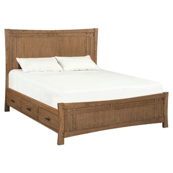 Whittier Prairie City Cal King Panel Storage Bed