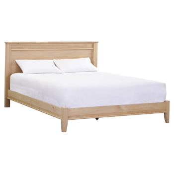 Whittier Pacific King Bed Unfinished