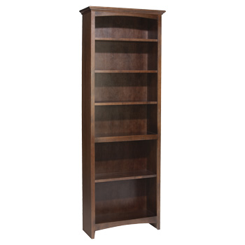 Whittier 72X24 Mckenzie Alder Bookcase