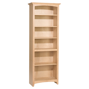 Whittier 72X24 Mckenzie Alder Bookcase
