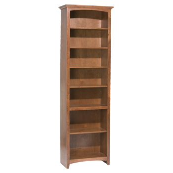 Whittier 84X24 Mckenzie Alder Bookcase