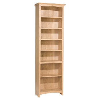 Whittier 84X24 Mckenzie Alder Bookcase