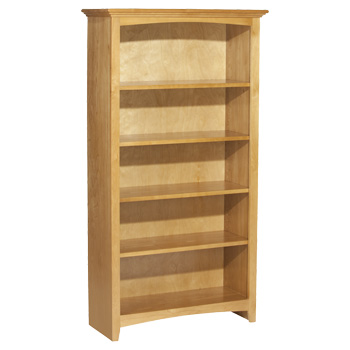 Whittier 60X30 Mckenzie Alder Bookcase Spice Finish