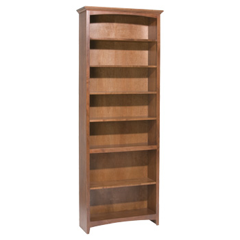Whittier 84X30 Mckenzie Alder Bookcase