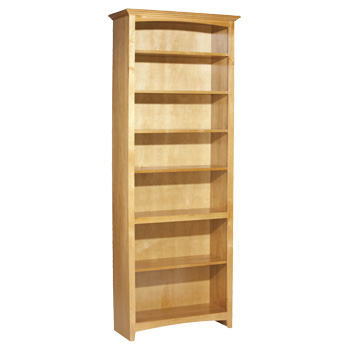 Whittier 84X30 Mckenzie Alder Bookcase Spice Finish