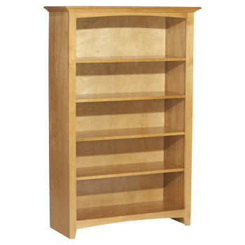 Whittier 60X36 Mckenzie Alder Bookcase Spice Finish