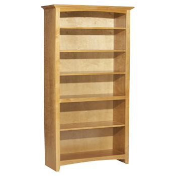 Whittier 72X36 Mckenzie Alder Bookcase Spice Finish
