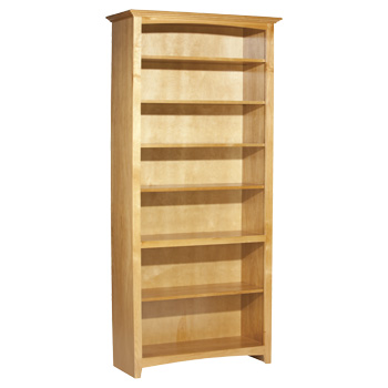 Whittier 84X36 Mckenzie Alder Bookcase Spice Finish