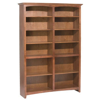 Whittier 72X48 Mckenzie Alder Bookcase