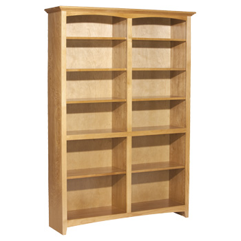 Whittier 72X48 Mckenzie Alder Bookcase Spice Finish