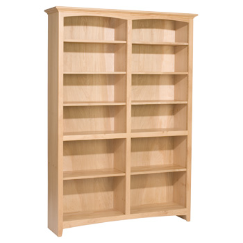 Whittier 72X48 Mckenzie Alder Bookcase