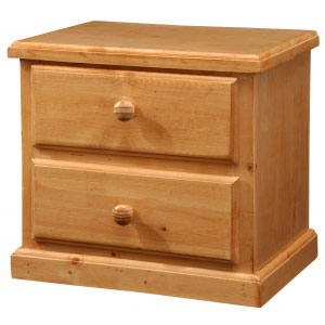 Wholesale Importers Standard 2 Drawer Nightstand