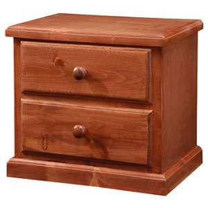 Wholesale Importers Standard 2 Drawer Nightstand
